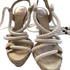 Christian Dior SS 2011 Runway "Tahiti" Rope Espadrille Heels By John Galliano
