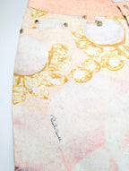 Roberto Cavalli SS 2001 Runway Liz Taylor Pink Print Pants