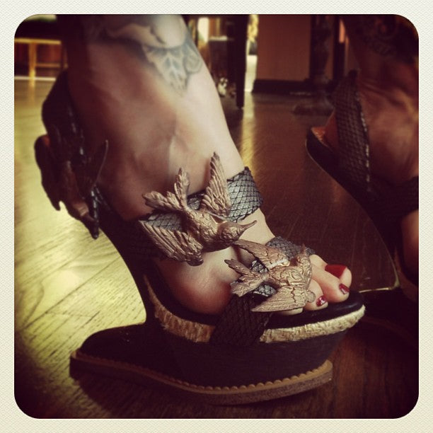 Irregular Choice 2014 "Love Dove" Wedges
