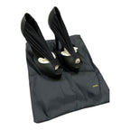 Fendi Black Tulle Platform Heels