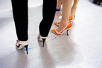Dior x Raf Simons Resort S/S 2014 Blue Sneaker Heels