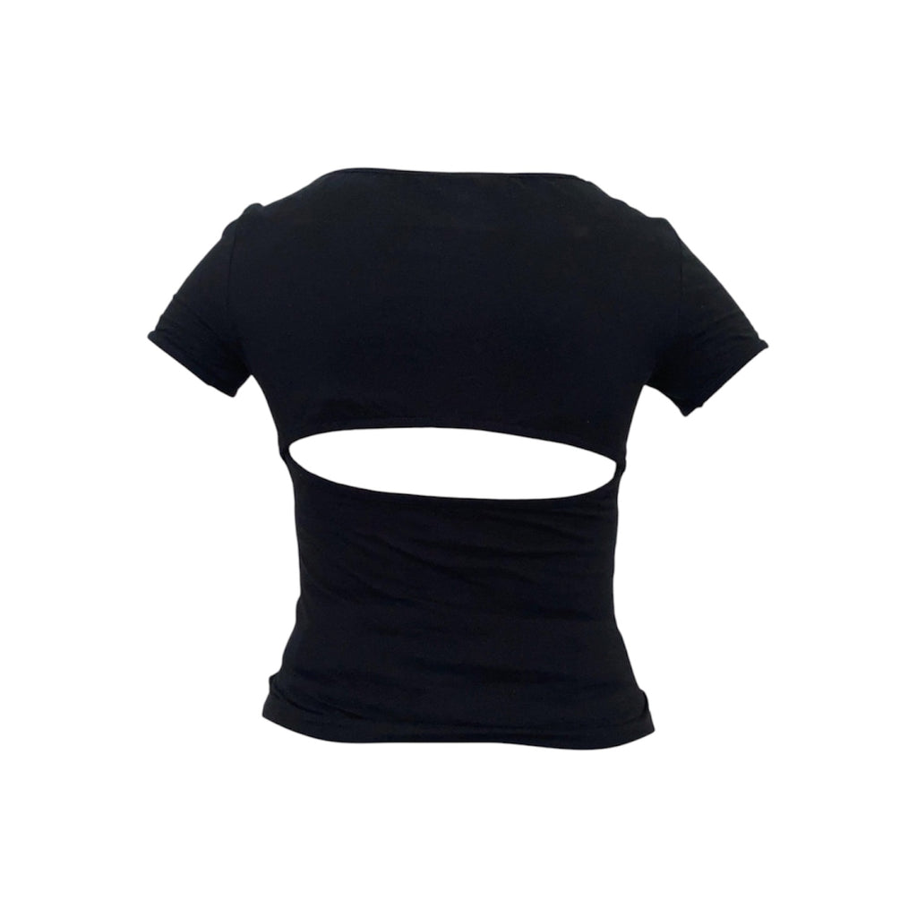 Dolce & Gabbana " Too Cool For School" Cut Out Graphic T-Shirt