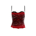 Dolce & Gabbana 2005 Runway Red Genuine Python Corset
