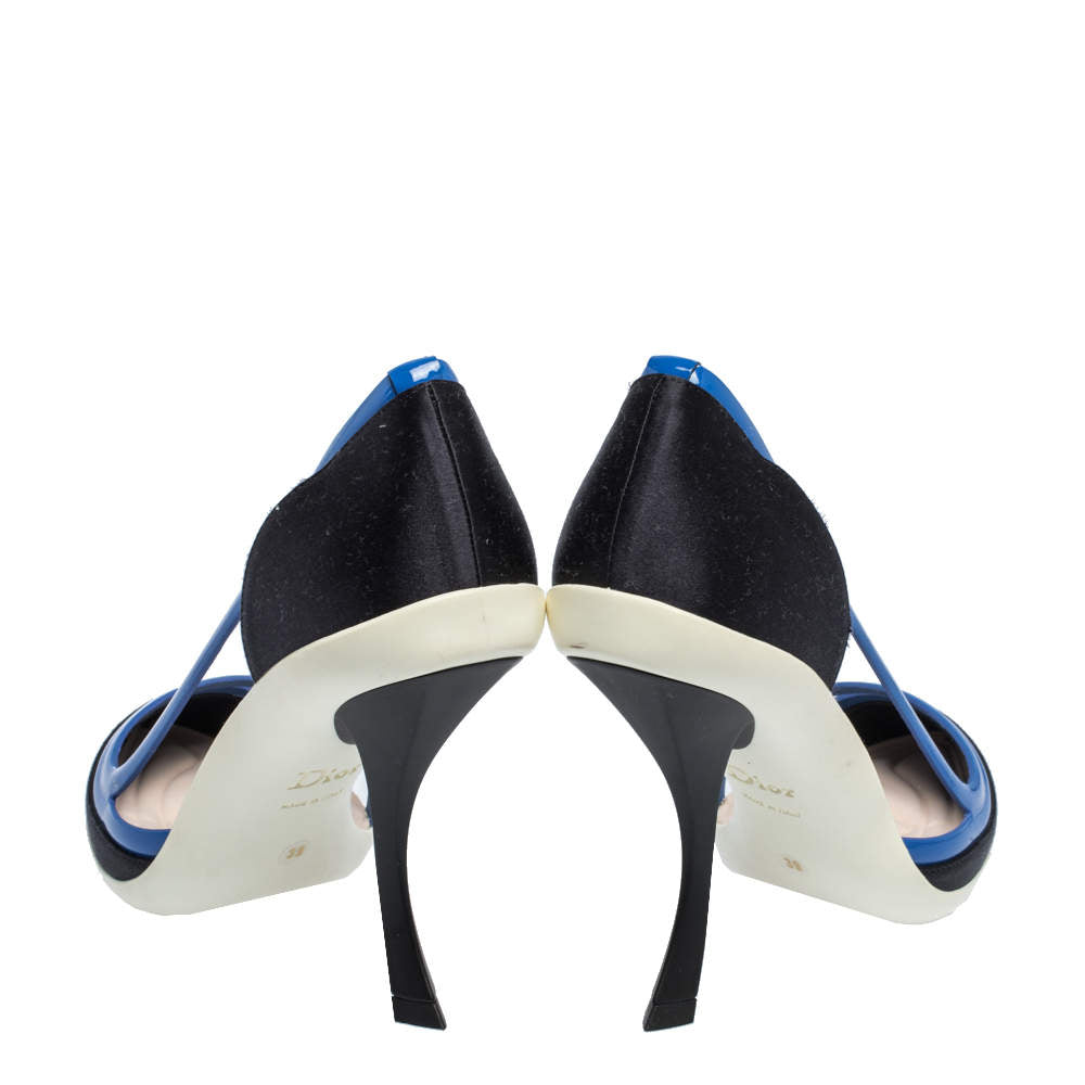 Dior x Raf Simons Resort S/S 2014 Blue Sneaker Heels