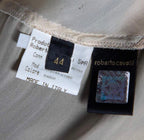 Roberto Cavalli Maxi Dress With Gold Snake Jewel